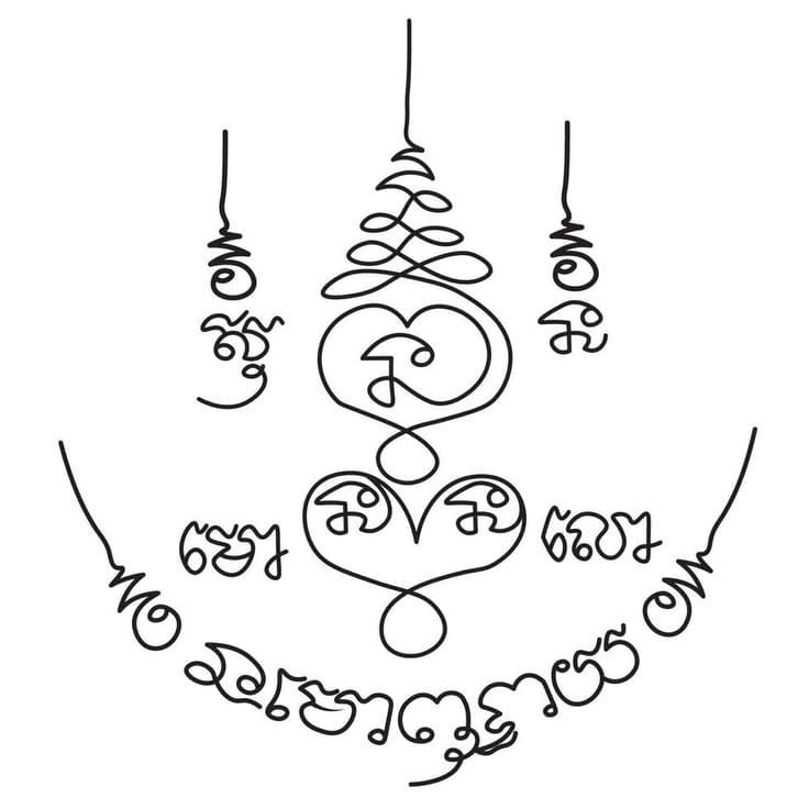 Die kraftvollsten Sak Yant Symbole und ihre Bedeutung