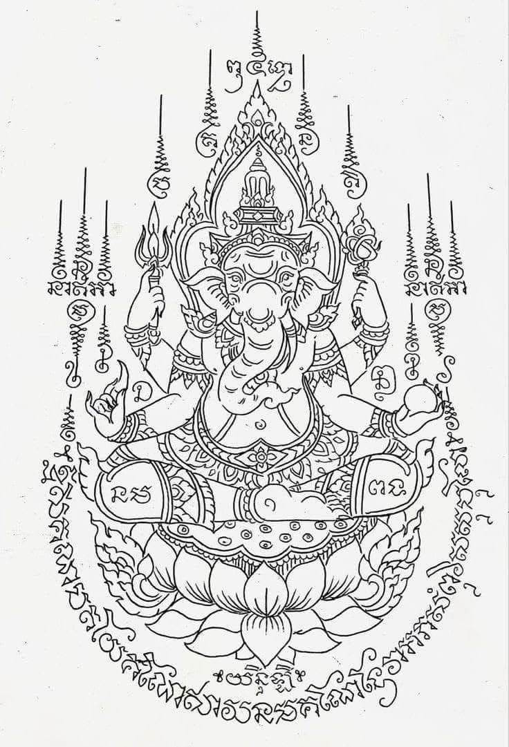 Ganesha tattoo betekenis: de olifantgod die obstakels opruimt